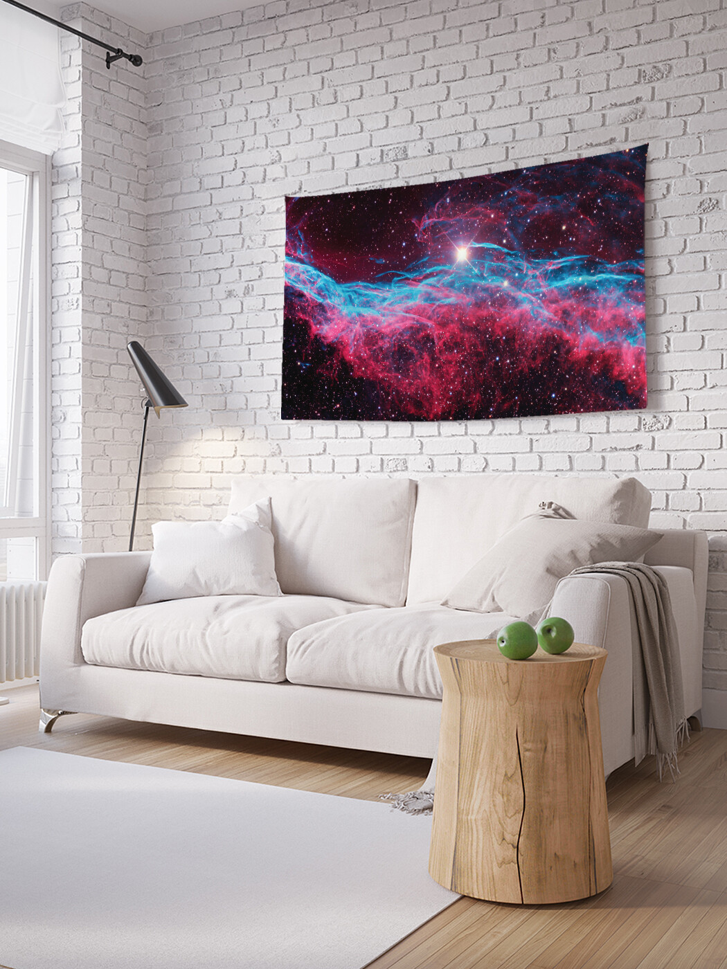 

Горизонтальное фотопанно JoyArty Космическая туманность, из ткани, 150х200 см