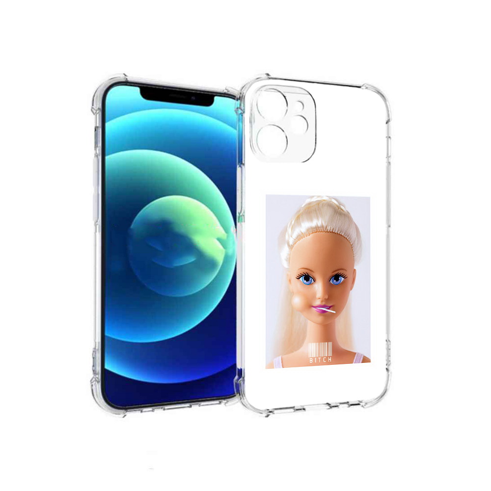 

Чехол MyPads Tocco для Apple iPhone 12 mini барби (PT157566.610.226), Прозрачный, Tocco