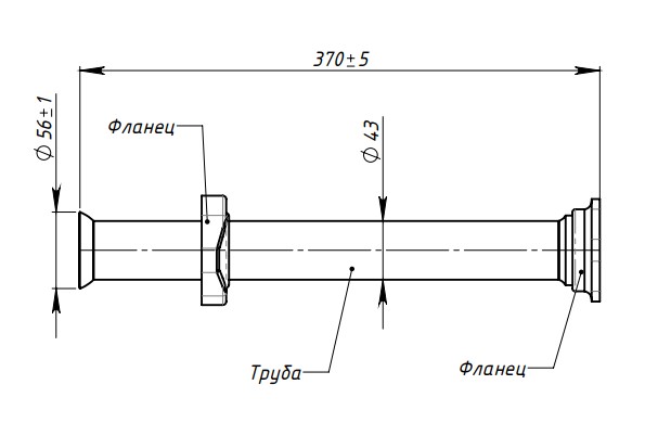 

Труба переходная Лада 2108-15, 2110-12 Евро-2 TRIALLI ECP 0103