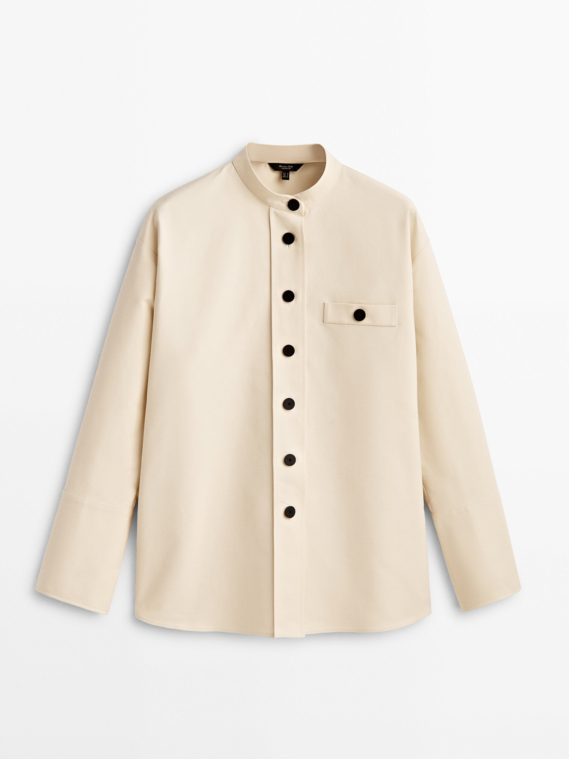 

Рубашка женская Massimo Dutti 05104524710 бежевая XS, 05104524710