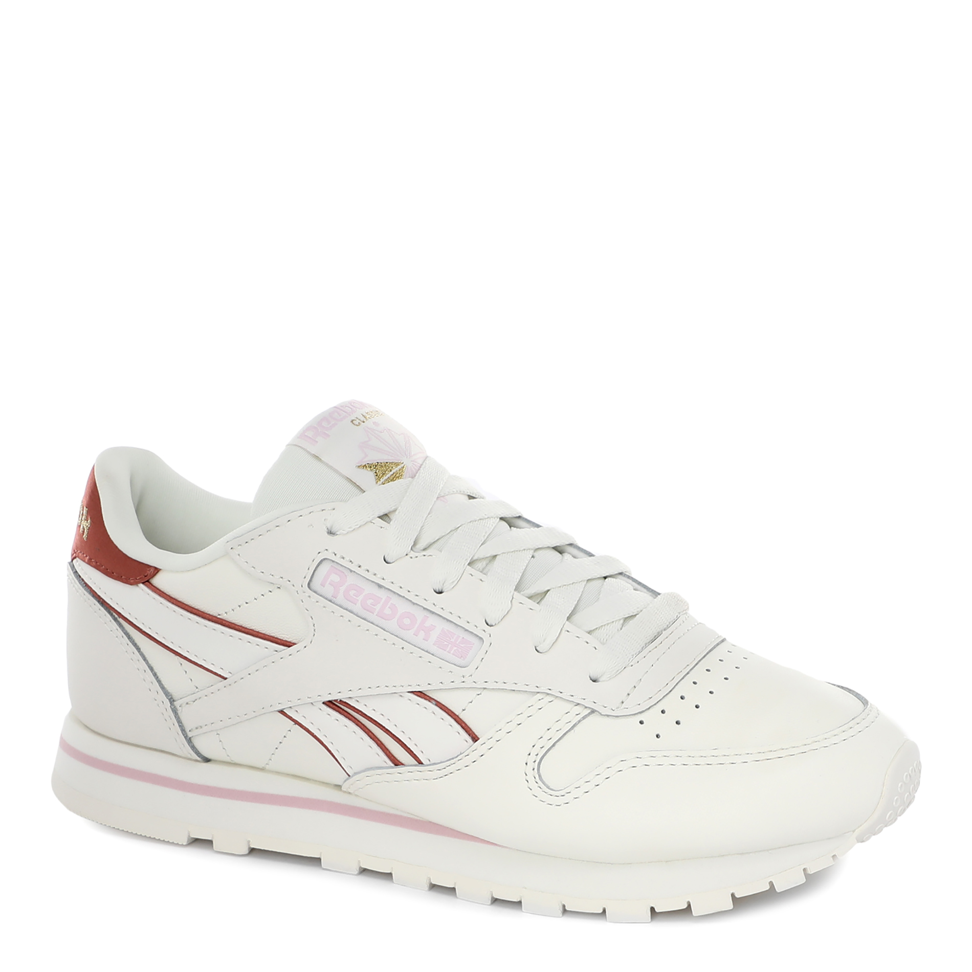 фото Кроссовки женские reebok cl lthr белые 36 eu