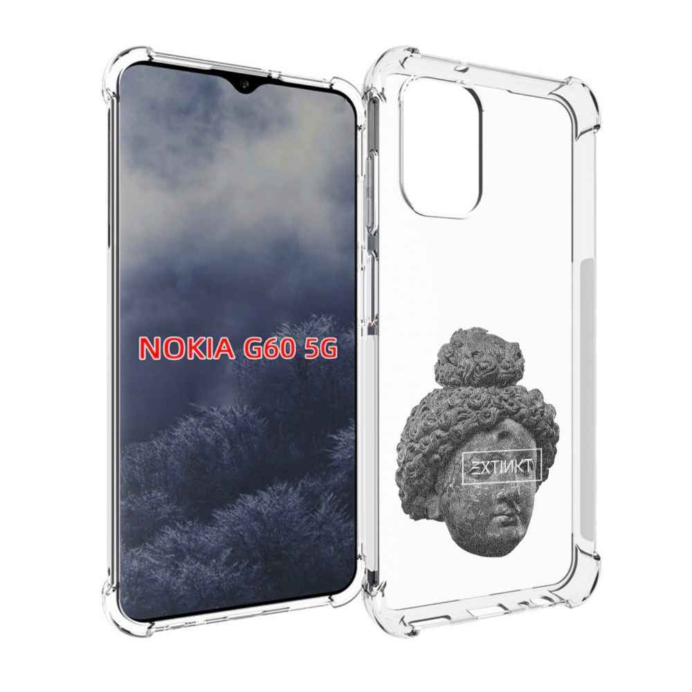 

Чехол MyPads каменное лицо девушки для Nokia G60 5G, Прозрачный, Tocco