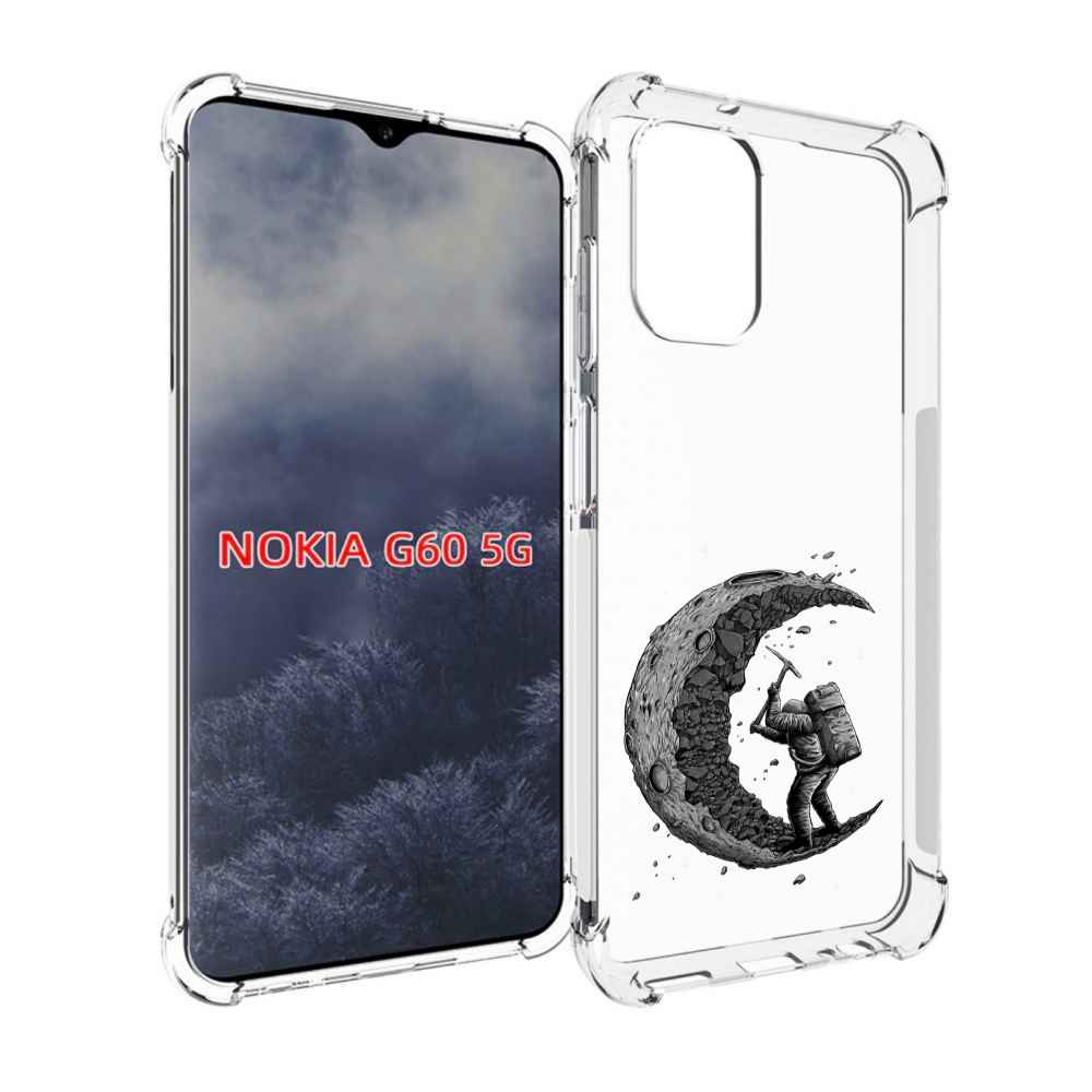 

Чехол MyPads камненная луна для Nokia G60 5G, Прозрачный, Tocco