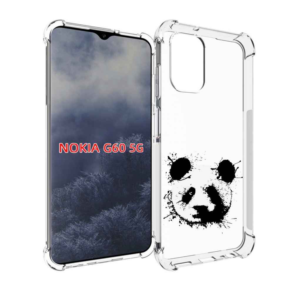 

Чехол MyPads клякса-панда для Nokia G60 5G, Прозрачный, Tocco