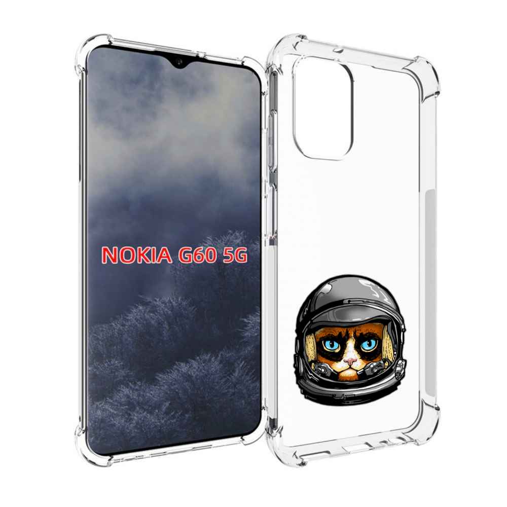 

Чехол MyPads кот космонавт для Nokia G60 5G, Прозрачный, Tocco
