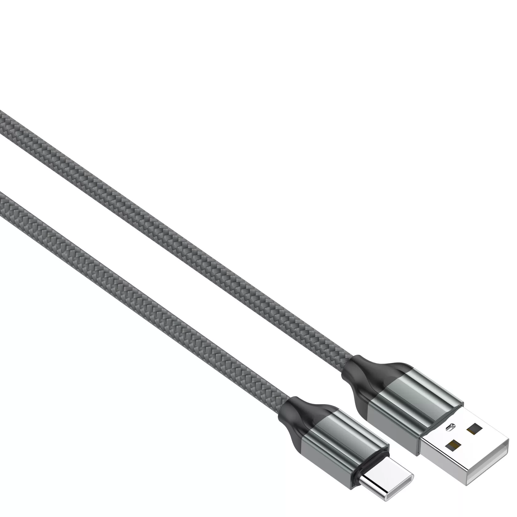 фото Ldnio ls431/ usb кабель lightning/ 1m/ 2.4a/ медь: 86 жил/ нейлоновая оплетка/ gray