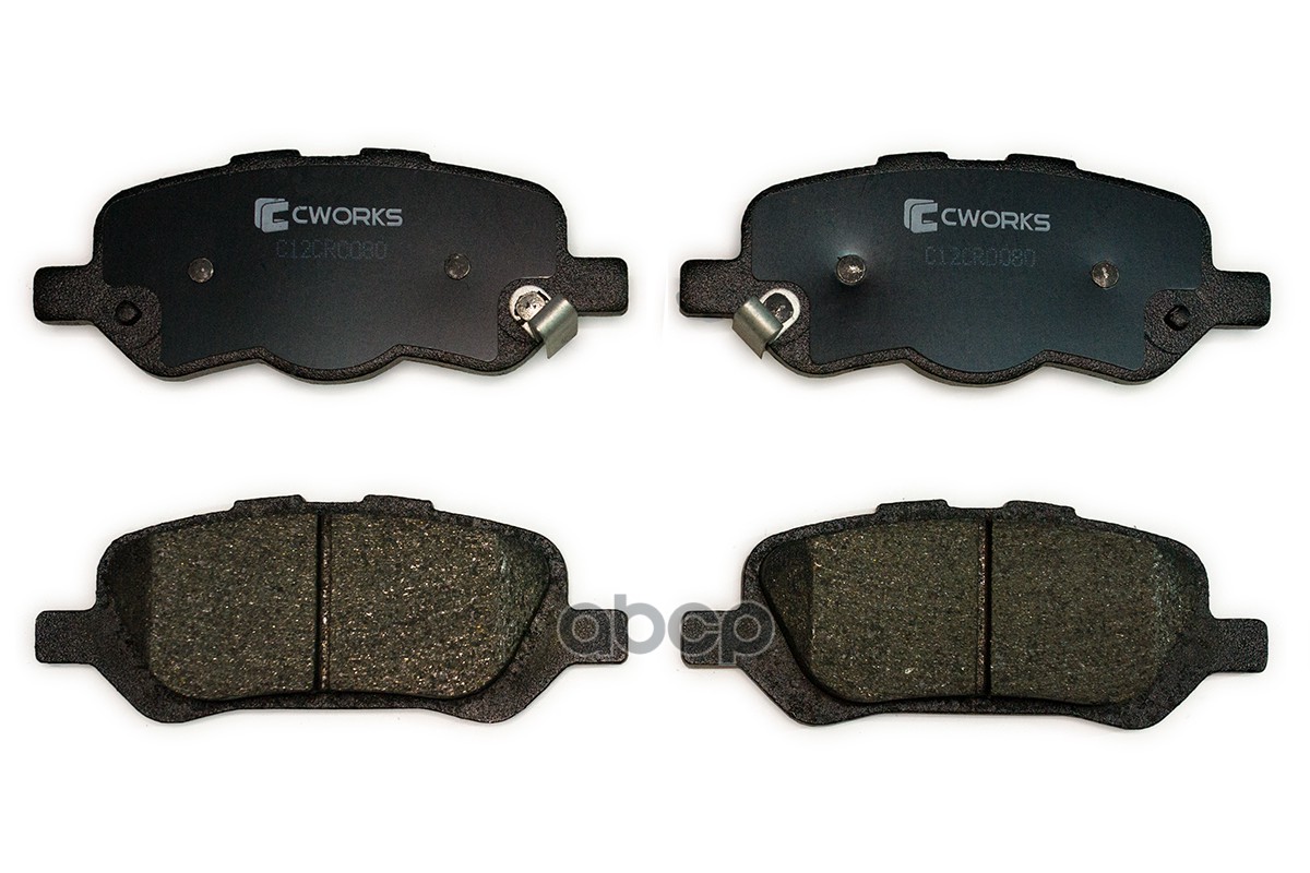 

Тормозные Колодки Задние (Low Metallic) Cworks C12cr0080 CWORKS арт. C12CR0080