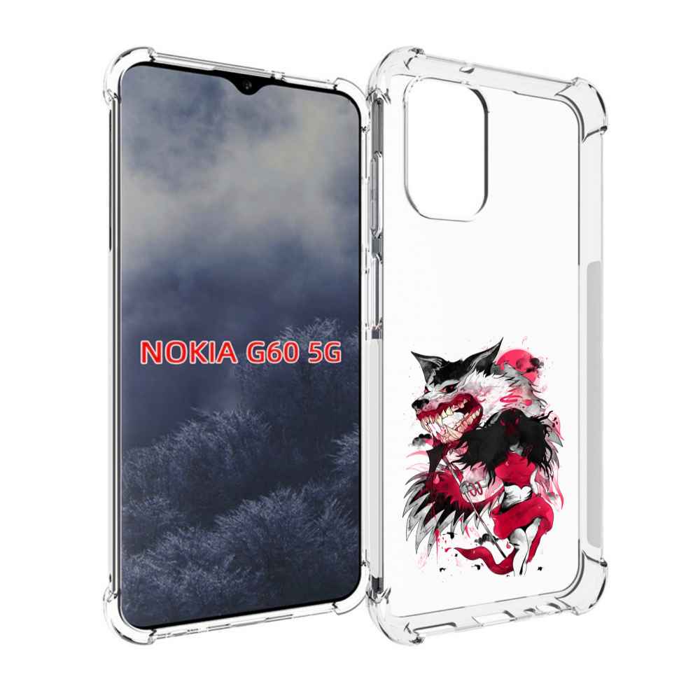 

Чехол MyPads красная шапочка для Nokia G60 5G, Прозрачный, Tocco