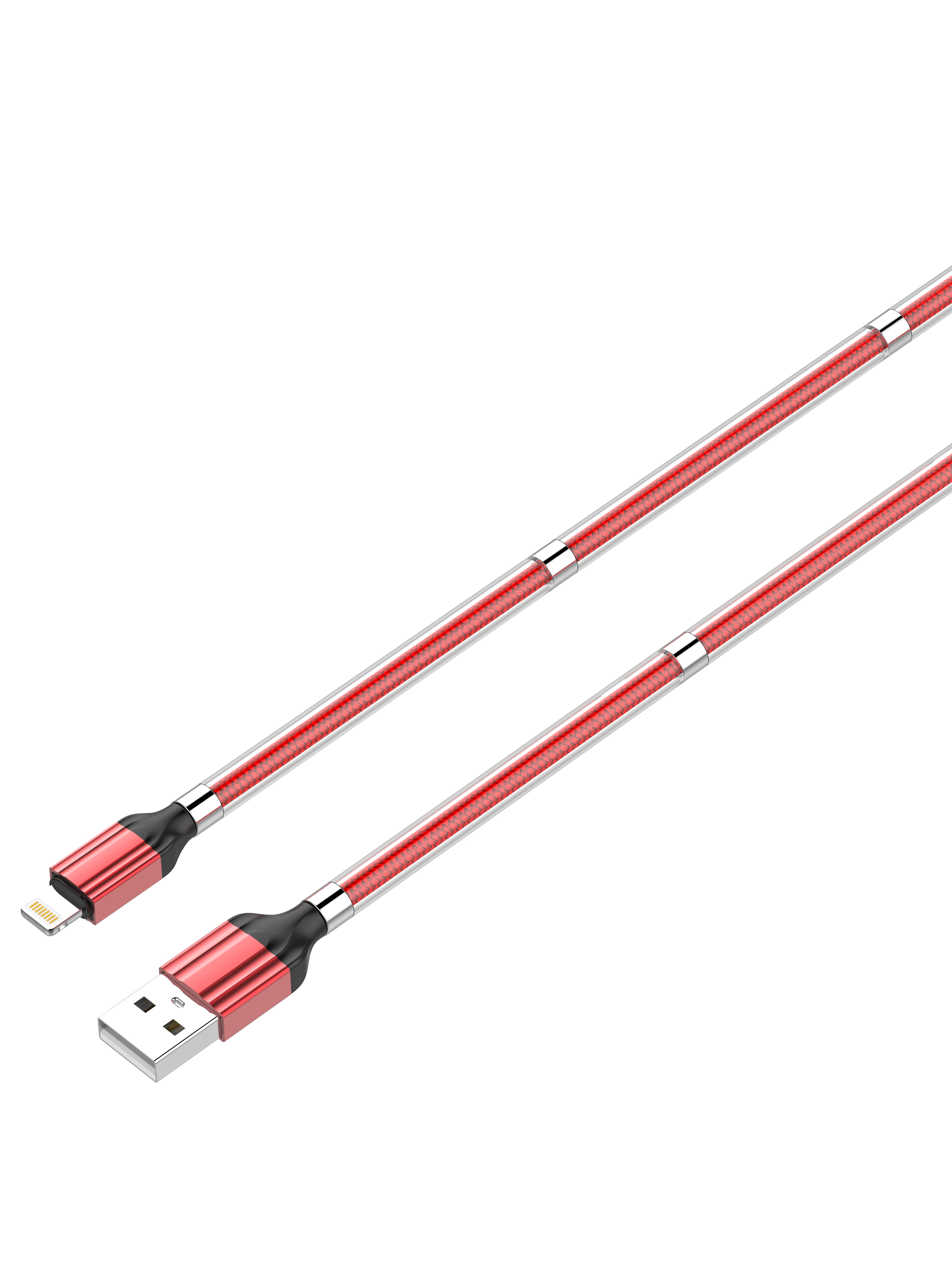 фото Ldnio ls511/ usb кабель type-c/ 1m/ 2.4a/ медь: 86 жил/ магнитная оплетка/ black