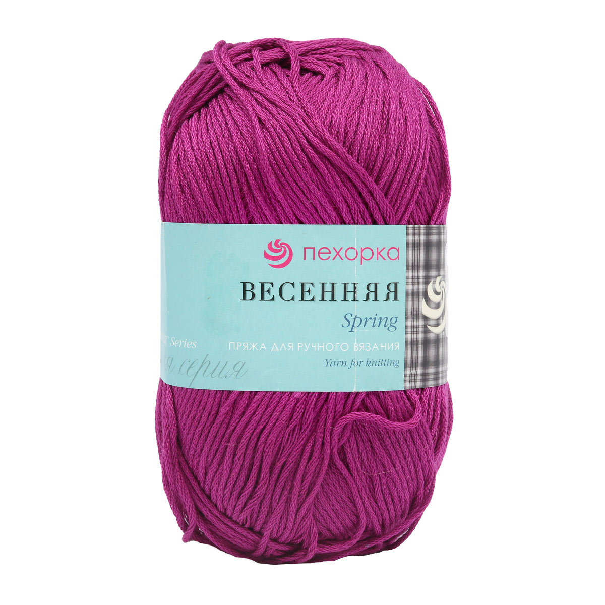 

Пряжа Пехорка Весенняя 100г, 250м (мерсеризованный хлопок) (87 тёмно-лиловый), 5 мотков, Фиолетовый, Весенняя