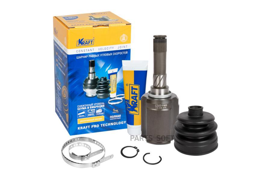 

ШРУС внутренний Nissan X-Trail II, Qashqai (07-15) KRAFT kt059233