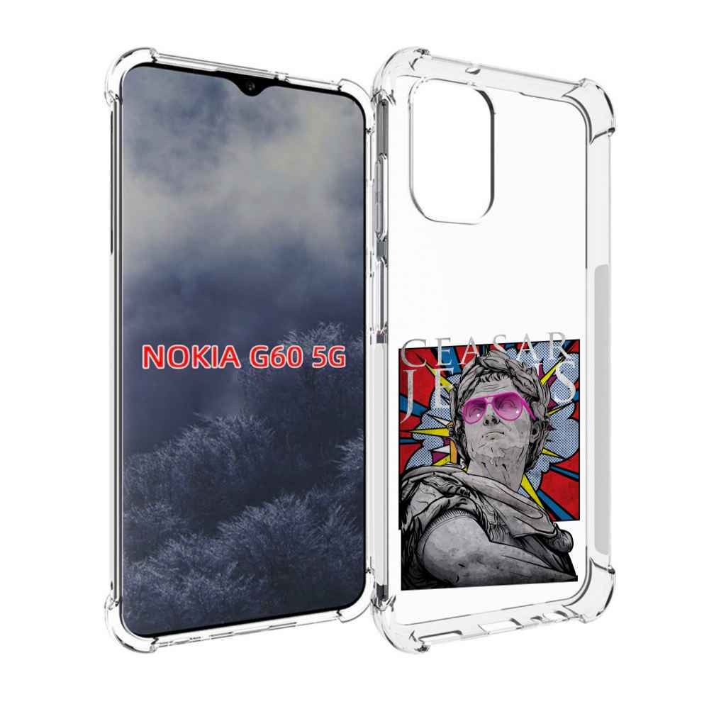 

Чехол MyPads крутая статуя свободы для Nokia G60 5G, Прозрачный, Tocco