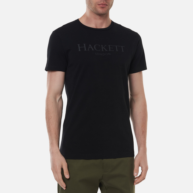 

Футболка мужская Hackett HM500533-999 черная XS, HM500533-999