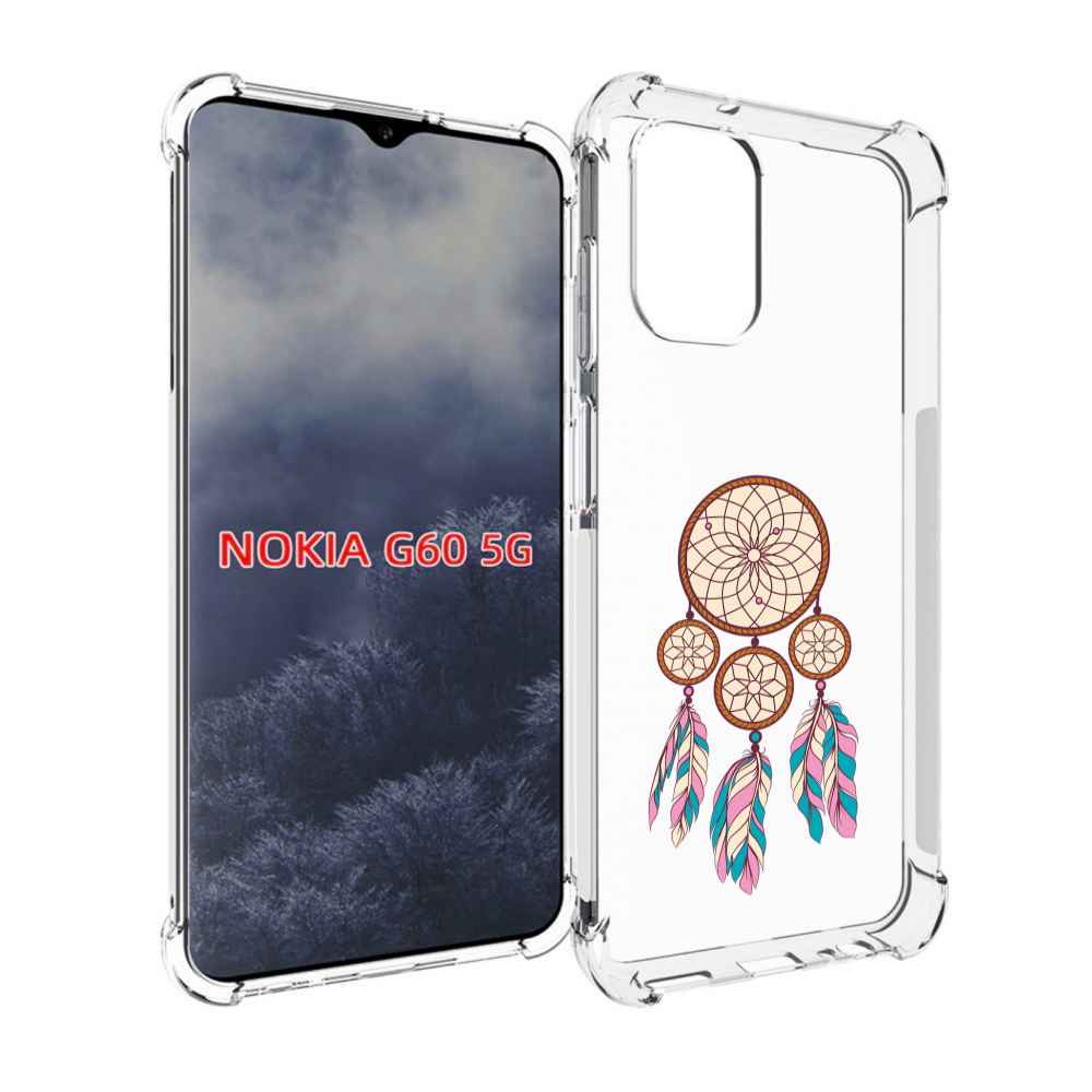 

Чехол MyPads ловец снов бежевый для Nokia G60 5G, Прозрачный, Tocco