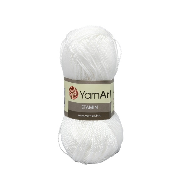 

Пряжа YarnАrt Etamin 30г, 180м (100% акрил) (421 белый), 10 мотков, Etamin