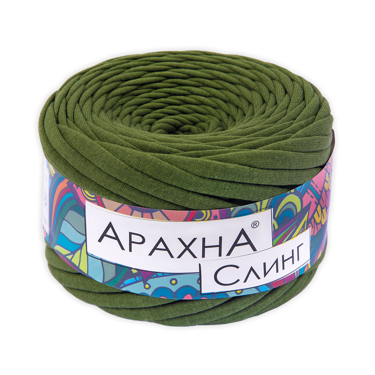 

Пряжа ARACHNA Sling 56 защитный, 150г/50м, 2 мотка, Зеленый