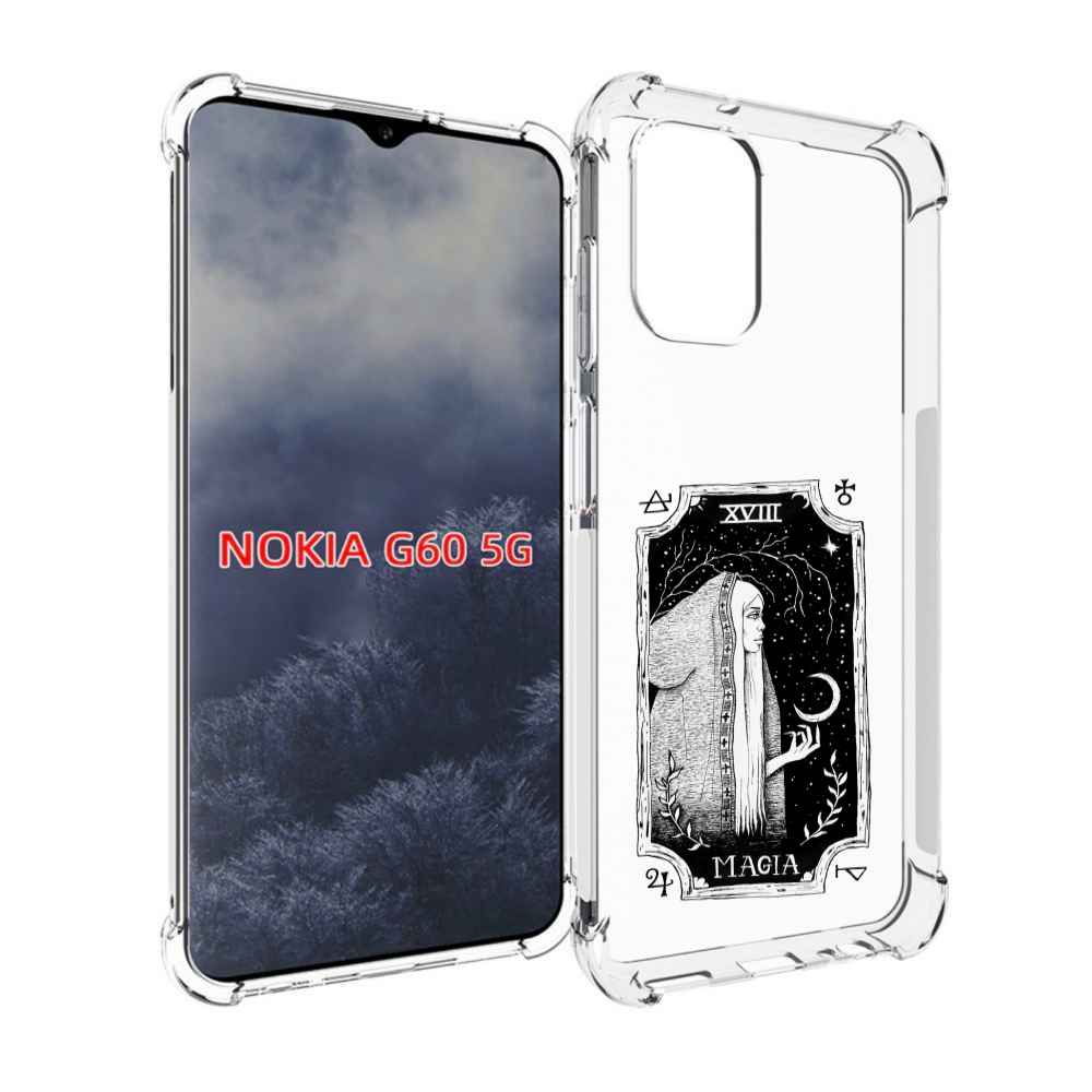 

Чехол MyPads лунная магия для Nokia G60 5G, Прозрачный, Tocco