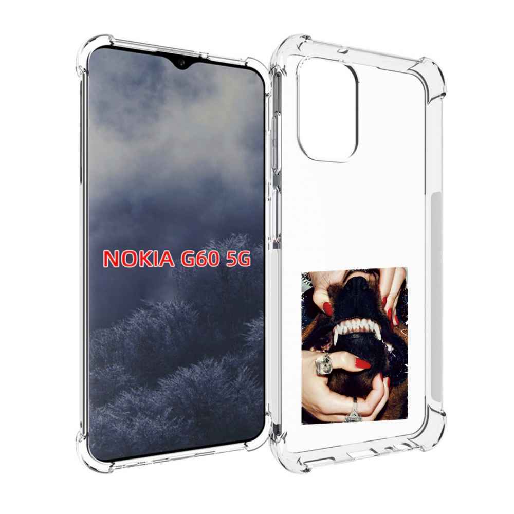 

Чехол MyPads маникюр для Nokia G60 5G, Прозрачный, Tocco