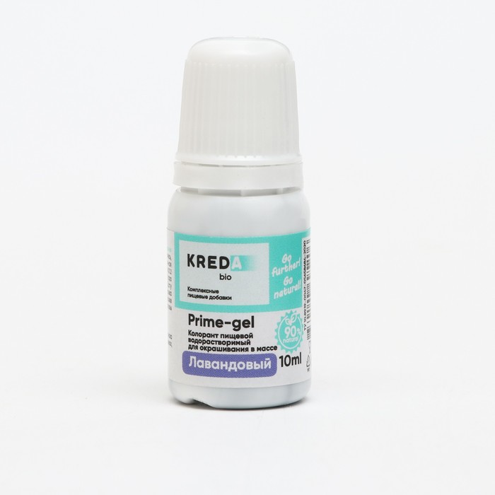 

Краситель пищевой Kreda Prime-gel, водорастворимый, лаванда, 10 мл