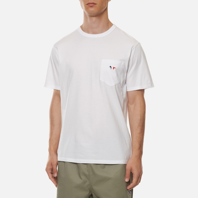 

Футболка мужская Maison Kitsune FM00120KJ0010-P100 белая XS, FM00120KJ0010-P100