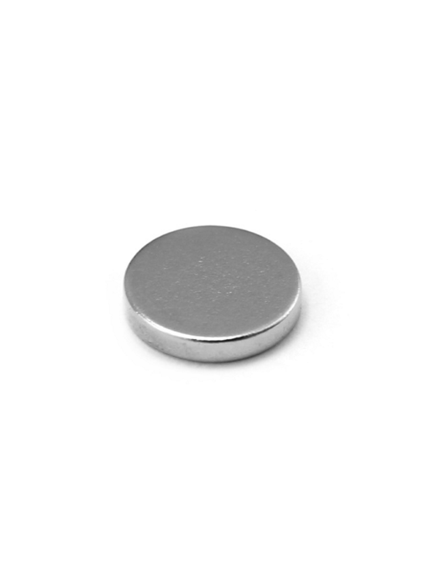 Неодимовые  магниты диски MaxPull,  10х2 мм  N38, 50 шт. в тубе, сила сцепления 1 кг.