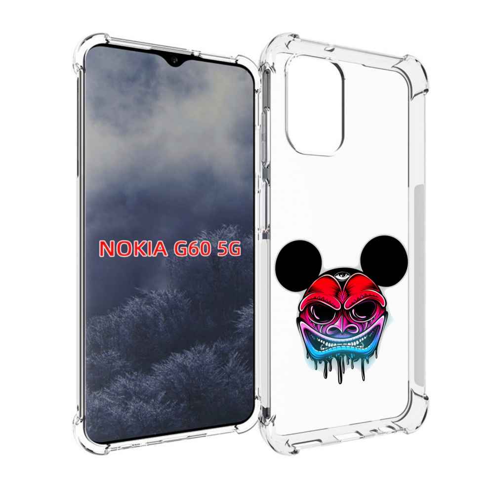 

Чехол MyPads микки в маске для Nokia G60 5G, Прозрачный, Tocco