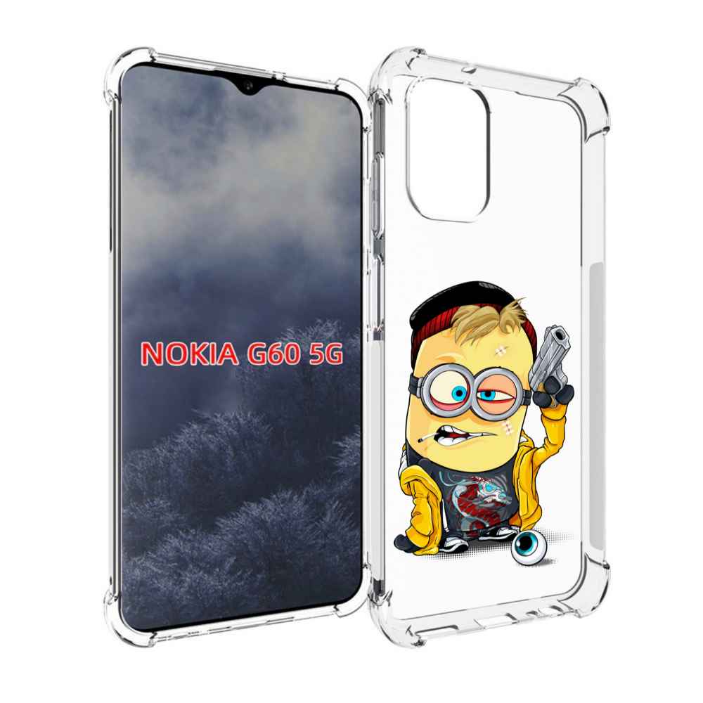 

Чехол MyPads миньон бандит для Nokia G60 5G, Прозрачный, Tocco