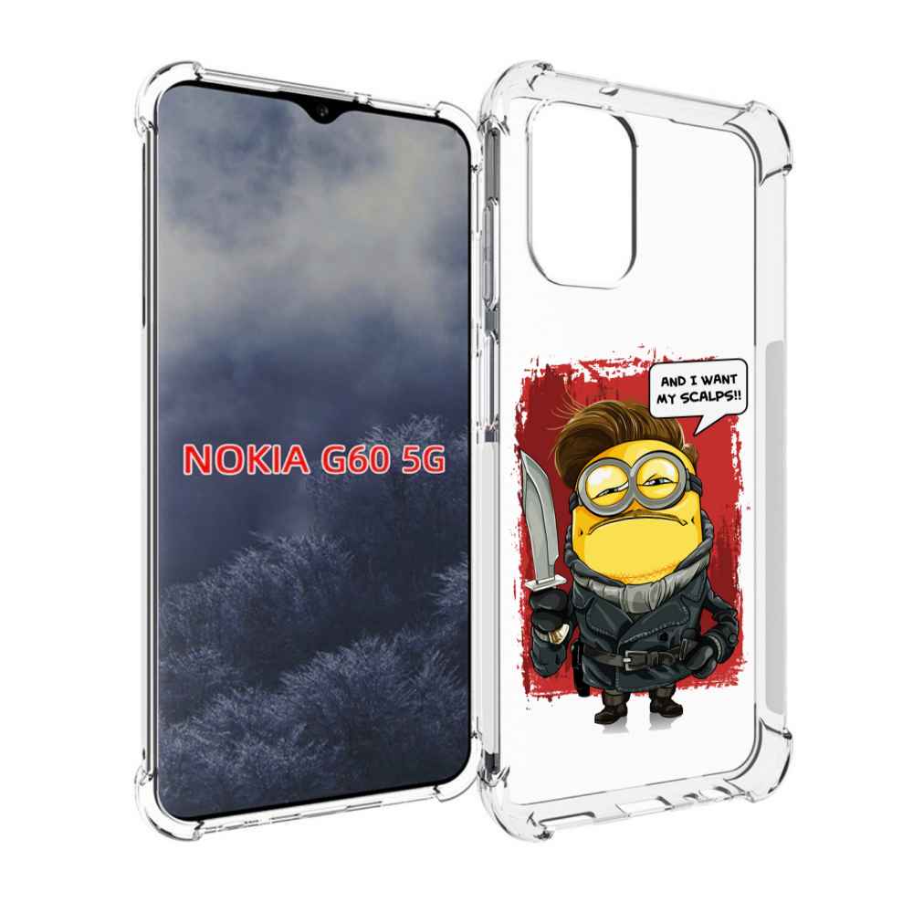 

Чехол MyPads миньон убийца для Nokia G60 5G, Прозрачный, Tocco