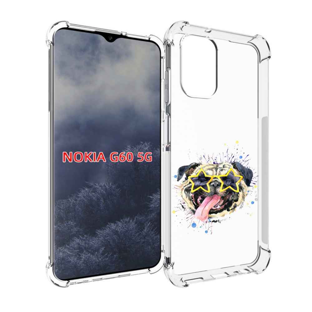 

Чехол MyPads мопс боксер для Nokia G60 5G, Прозрачный, Tocco