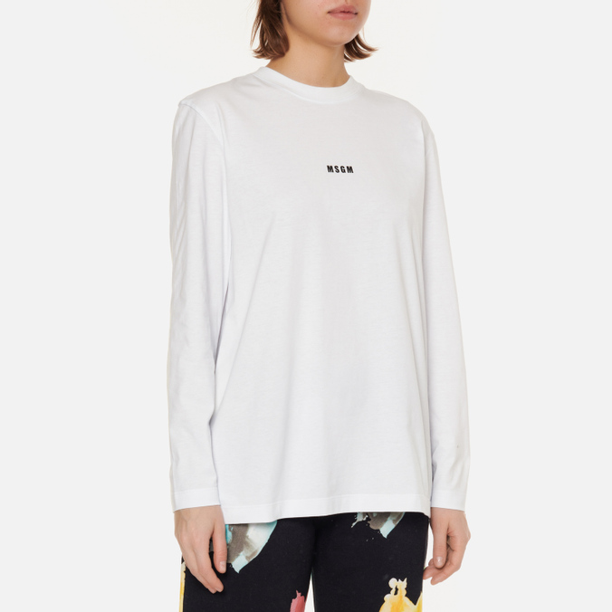 

Лонгслив женский MSGM 2000MDM501 200002 01 белый M, 2000MDM501 200002 01