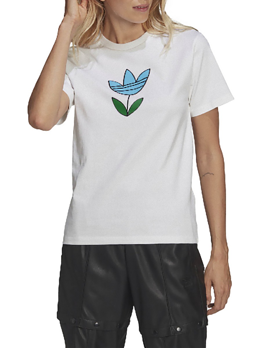 

Футболка женская adidas Originals HF2027 белая L, HF2027