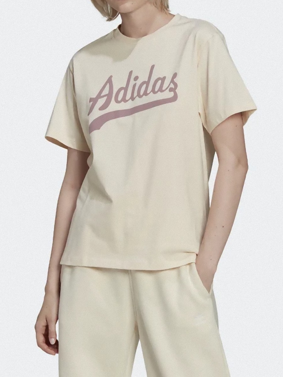 

Футболка женская adidas Originals HD9777 бежевая XS, HD9777