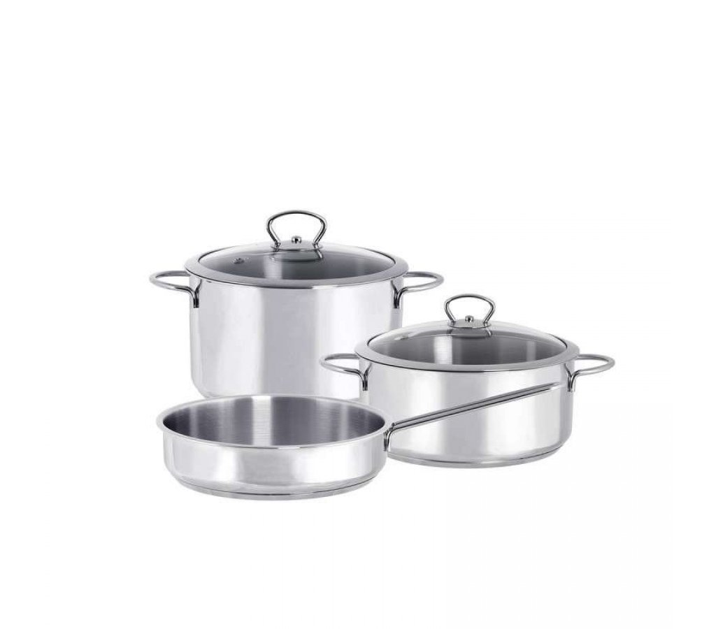 

Набор для приготовления Кулинария Metalac 3 предмета, крышки стеклянные, 60409-03