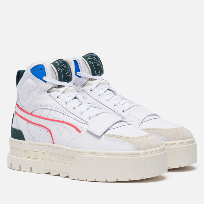 фото Кроссовки женские puma x puma mayze mid белые 38.5 eu