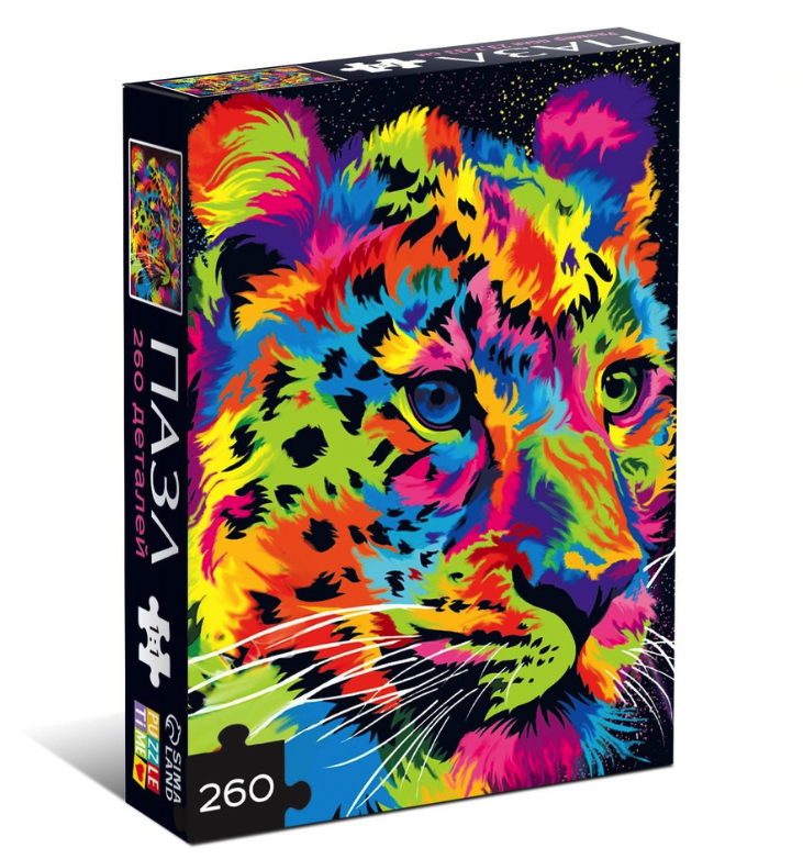 Пазл «Гепард», 260 элементов