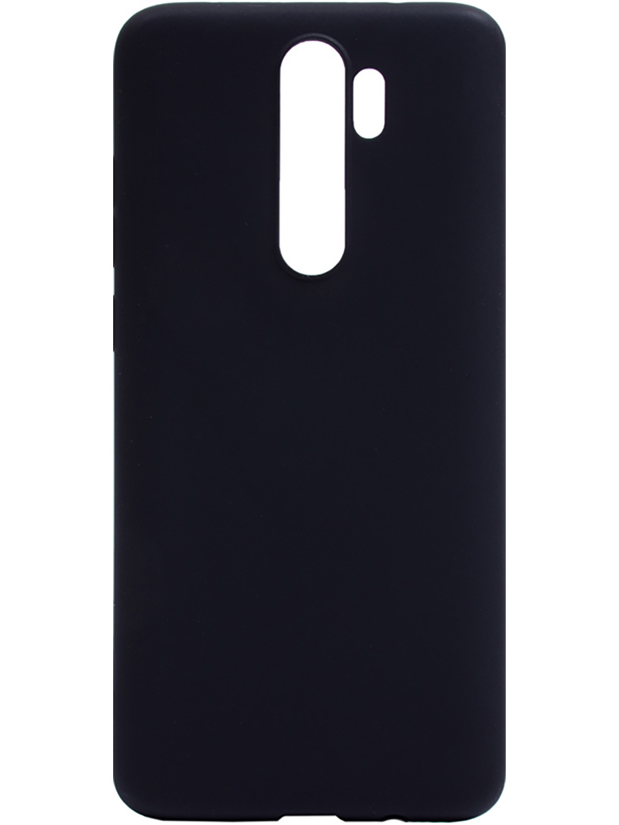 

Силиконовый чехол на Xiaomi Redmi Note 8 Pro матовый черный, 721936313
