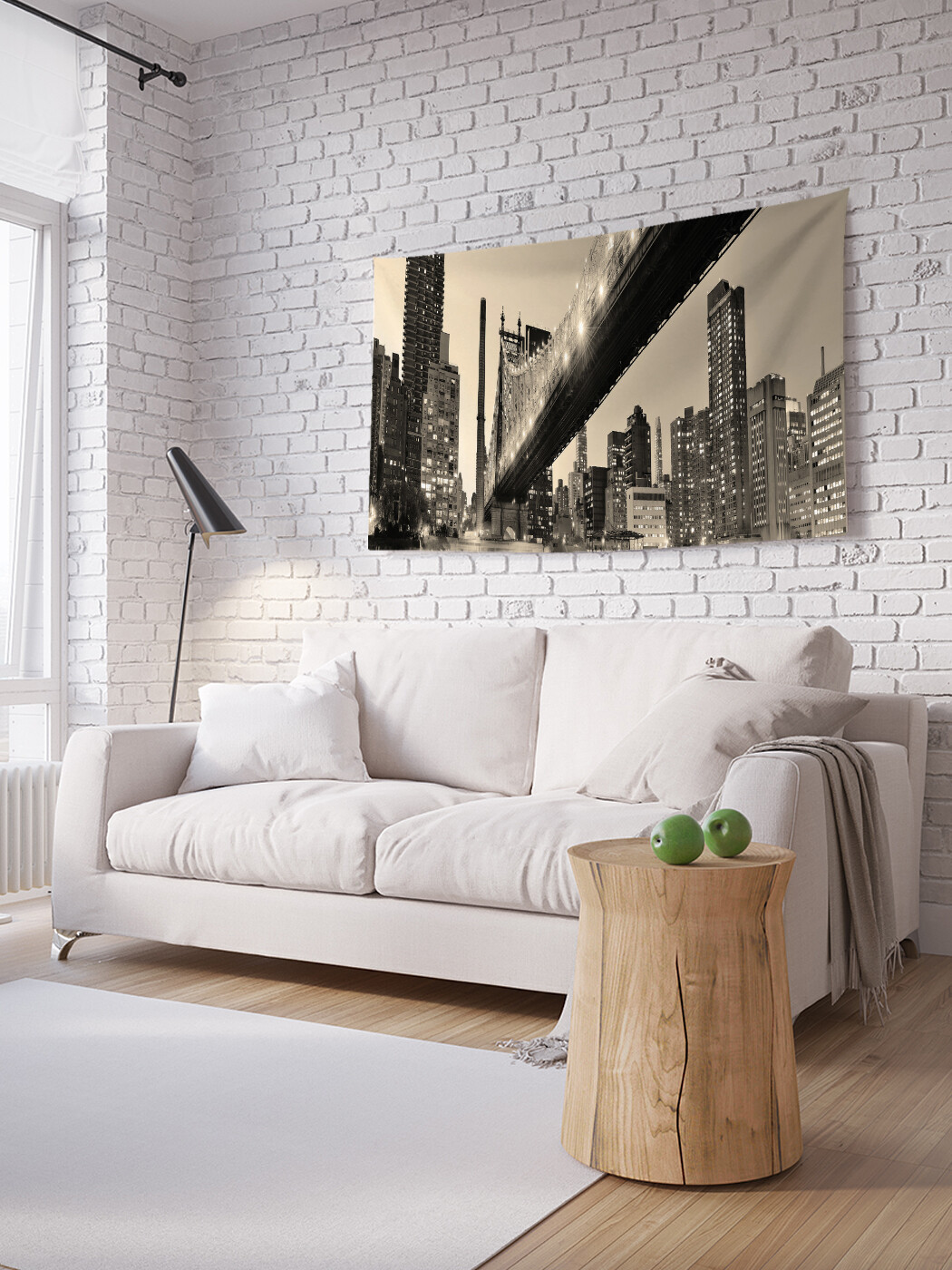 

Горизонтальное фотопанно JoyArty Сепия огней мегаполиса, из ткани, 100х150 см