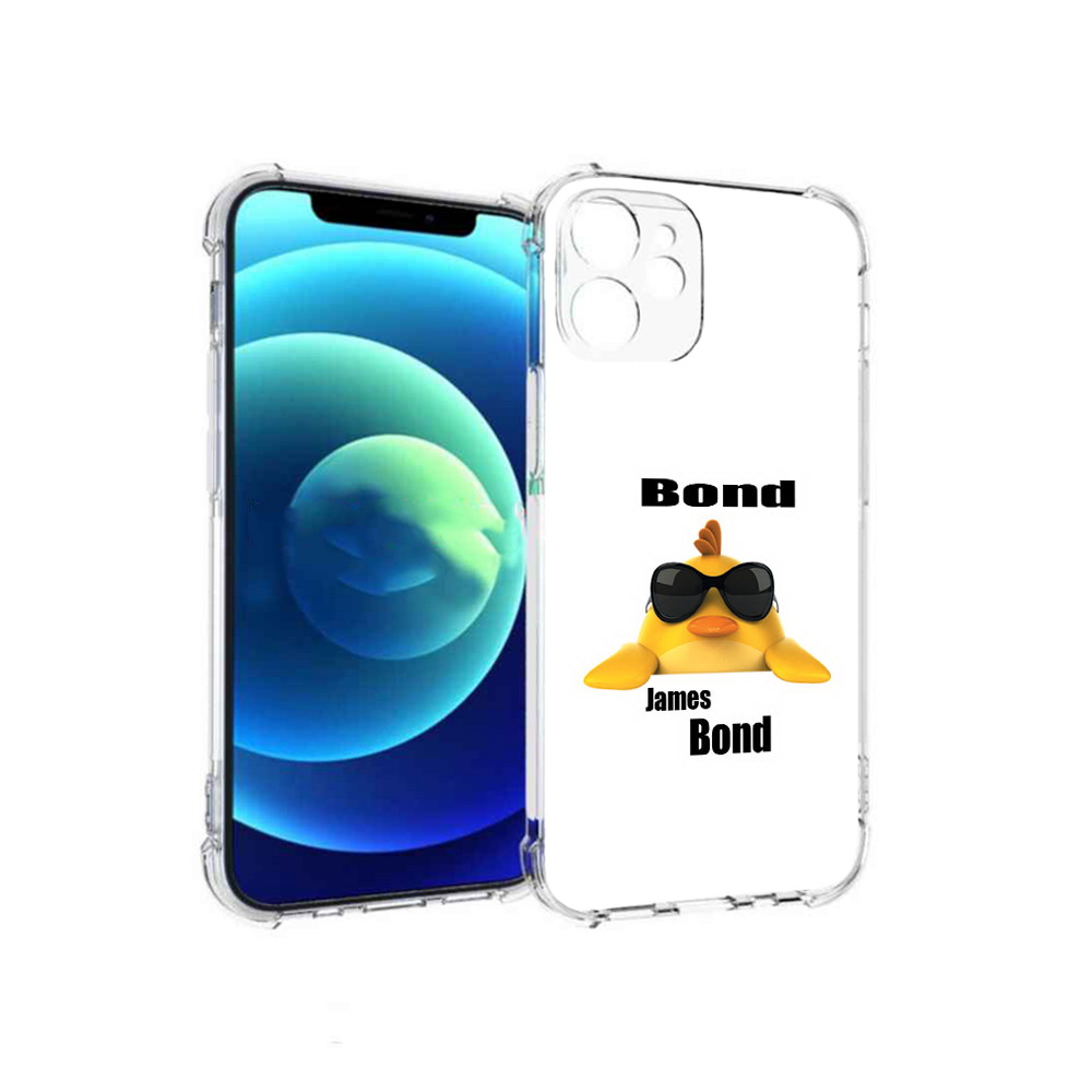 

Чехол MyPads Tocco для Apple iPhone 12 mini бонд (PT157566.610.246), Прозрачный, Tocco
