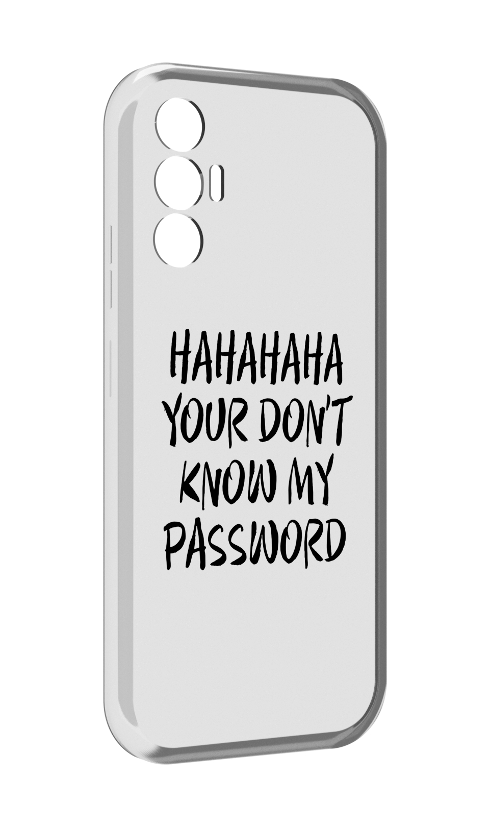 

Чехол MyPads Мой-пароль для Tecno Pova 3, Прозрачный, Tocco