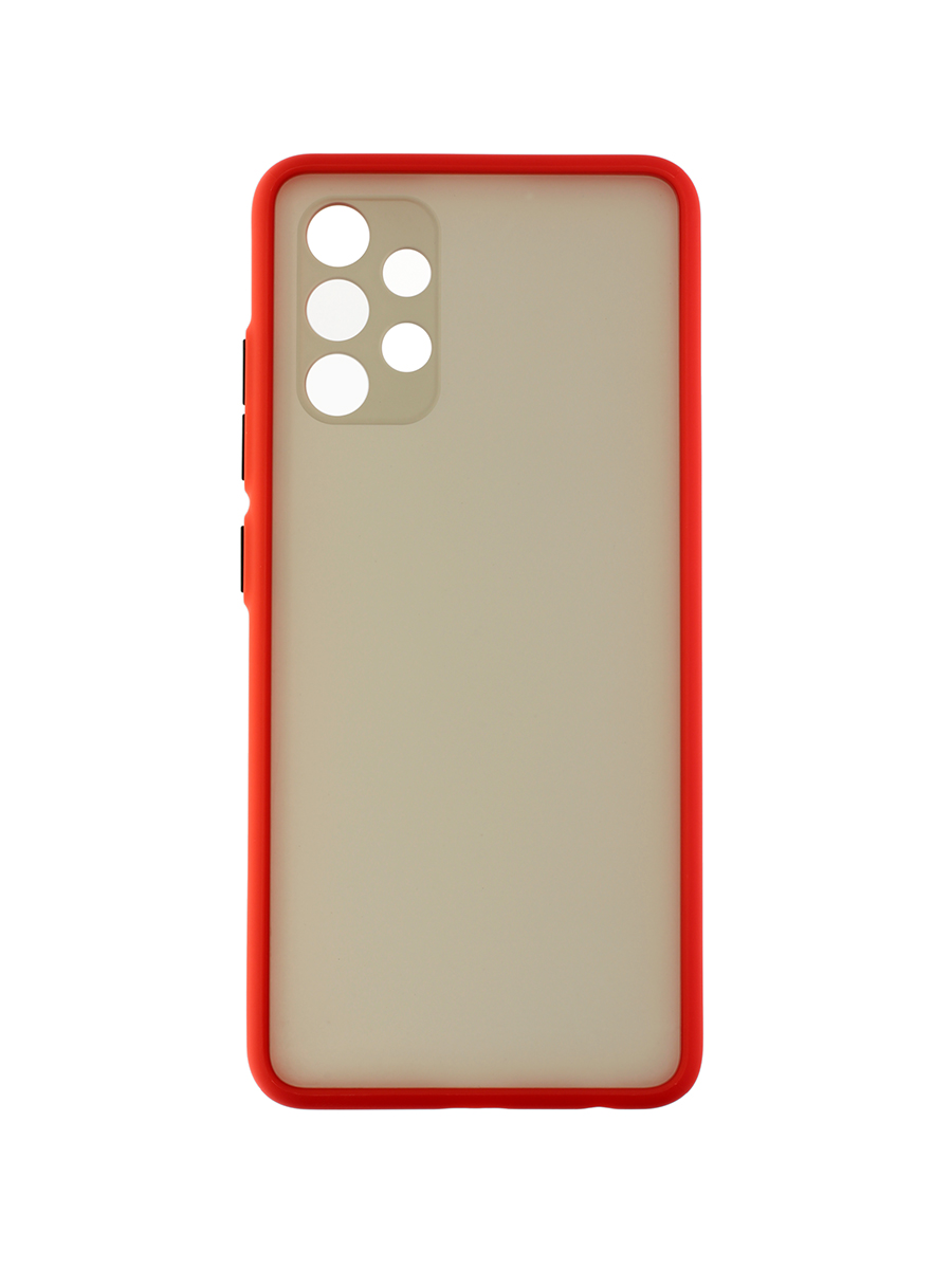 

Чехол с цветными кнопками Mobileocean для Samsung A32 A325 красная окантовка, MOSO-SAM-A32