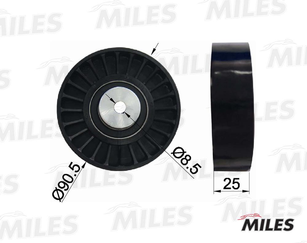 

MILES Ролик ремня приводного VW PASSAT/LT/T4 1.8-2.5D