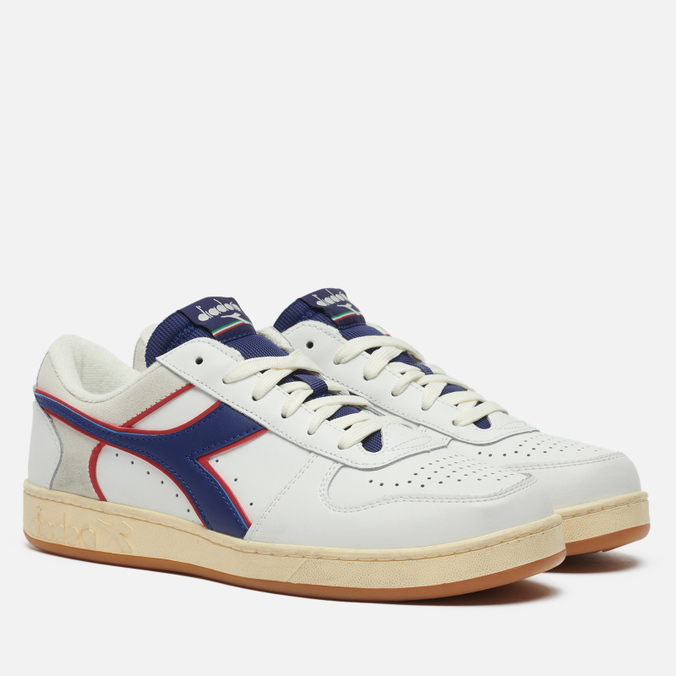 фото Кроссовки мужские diadora magic basket low icona белые 45.5 eu