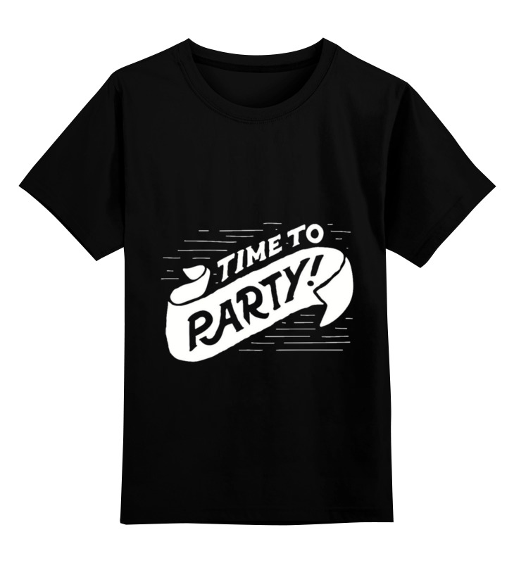 

Футболка детская Printio Party цв. черный р. 104, Party