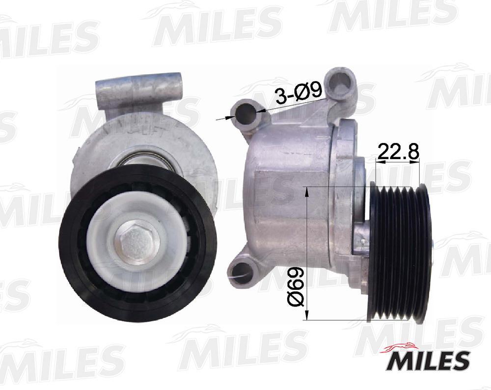 

MILES Натяжитель ремня приводного FORD FOCUS II/VOLVO C30/S40 1.8-2.0