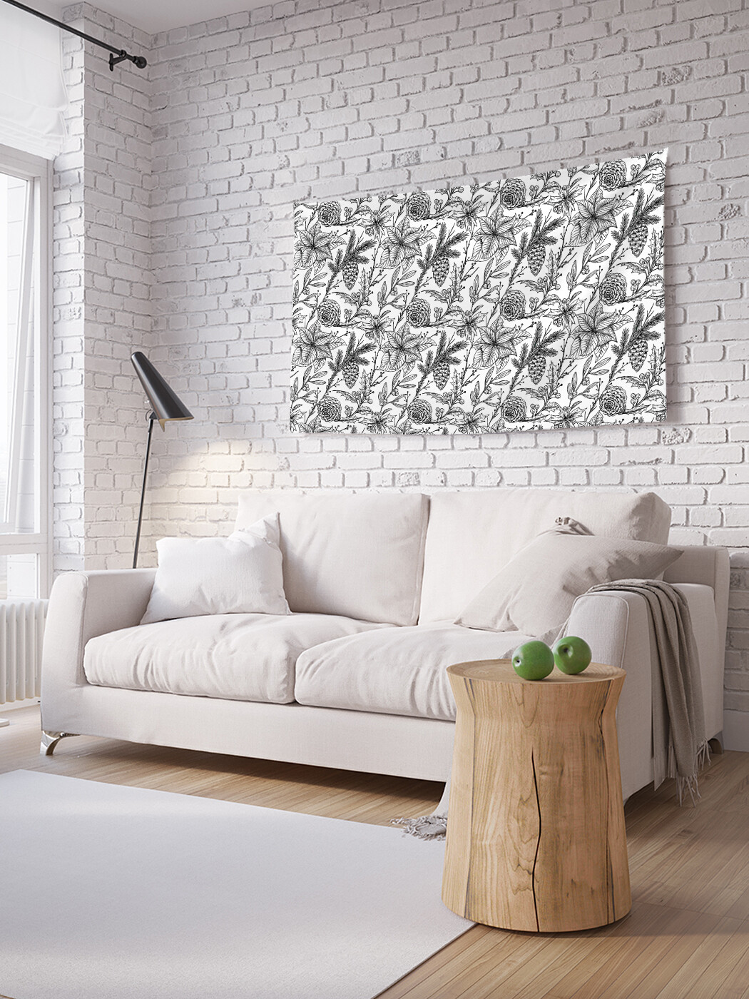 

Горизонтальное фотопанно JoyArty Шишки в смешанном лесу, из ткани, 150х200 см