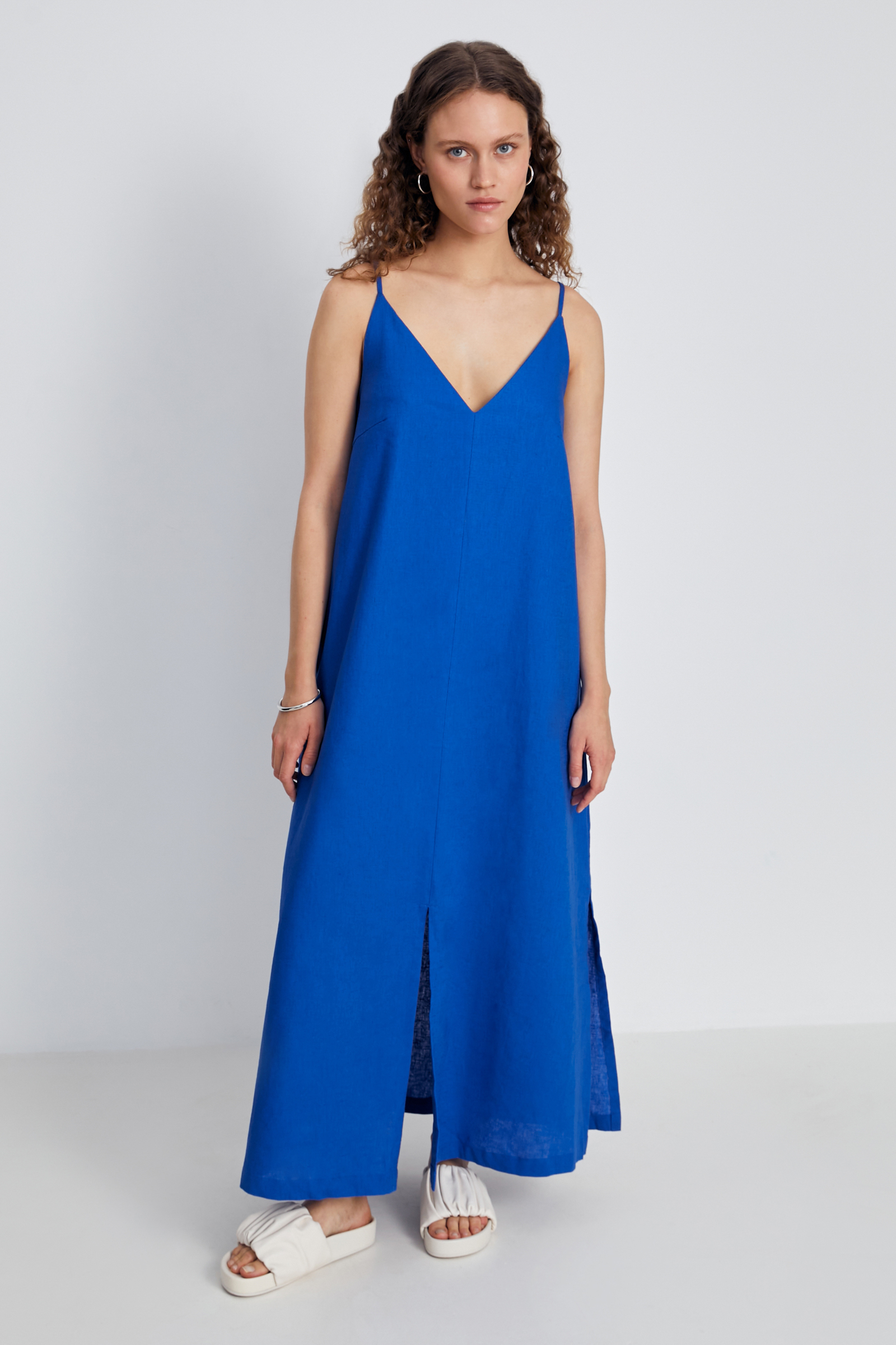 Платье женское Finn Flare FSD110203 синее L