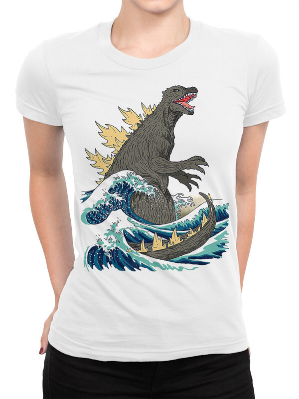 

Футболка женская DreamShirts Studio Годзилла 323-godzilla-1 белая 2XL, Белый, Годзилла 323-godzilla-1