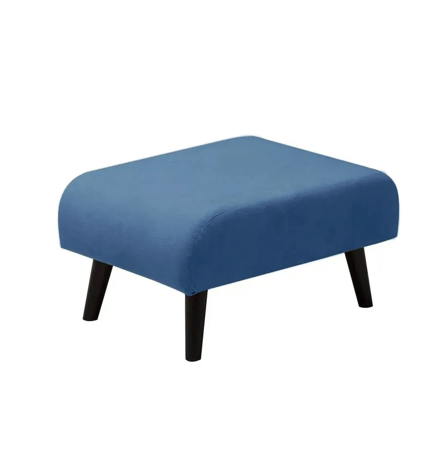 

Пуфик в прихожую и спальню на ножках пуф Вегас Velvet Blue 60x40x31 см, Синий, Вегас Velvet