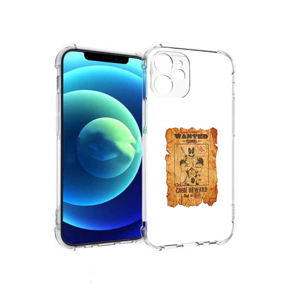 

Чехол MyPads Tocco для Apple iPhone 12 mini дедпул (PT157566.610.317), Прозрачный, Tocco