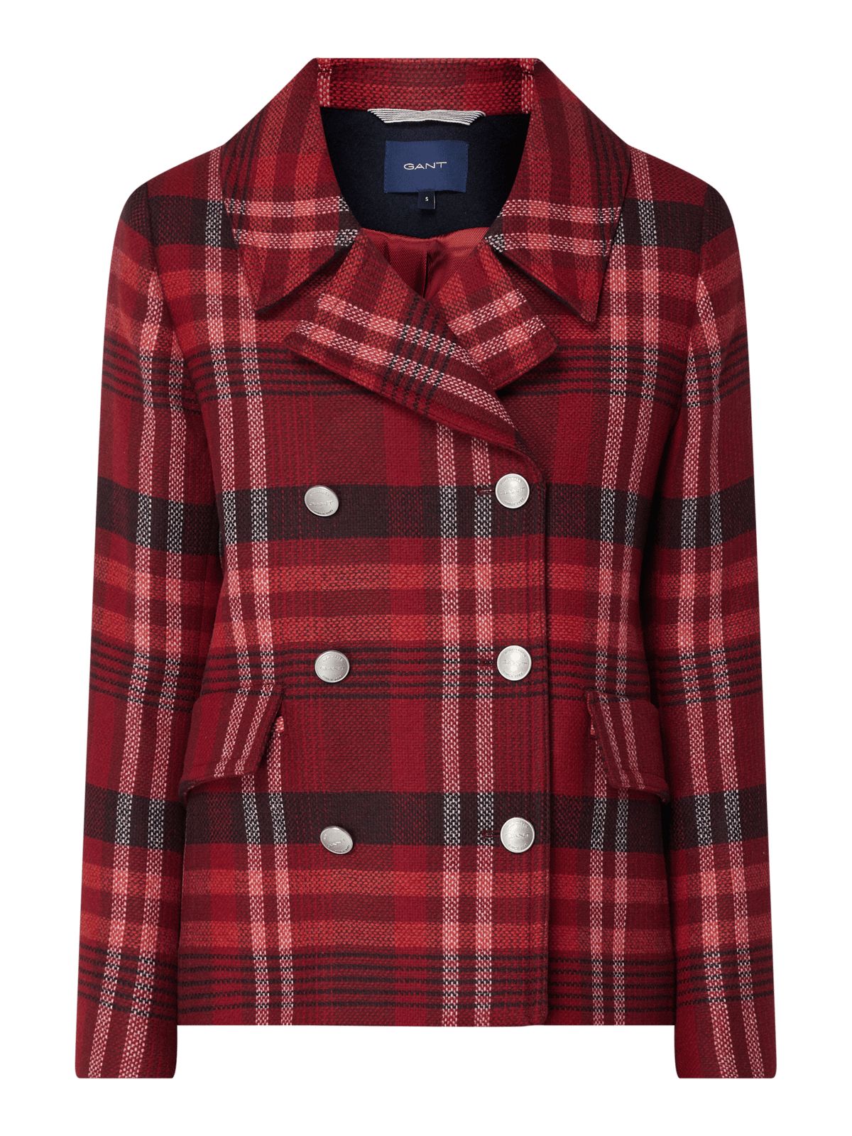 

Пальто женское GANT 4700082 бордовое XL, Бордовый, 4700082
